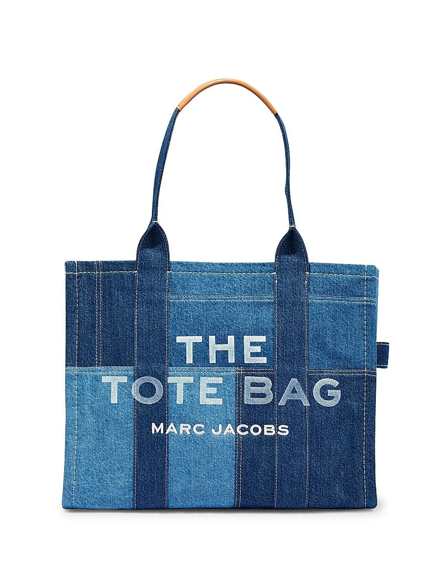 Women's The Denim Large Tote Bag - Blue Denim