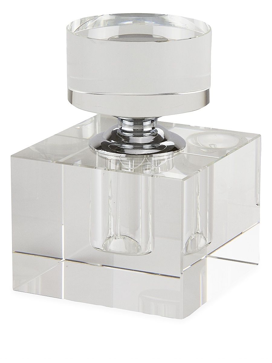 Crystal Square Perfume Bottle - Clear