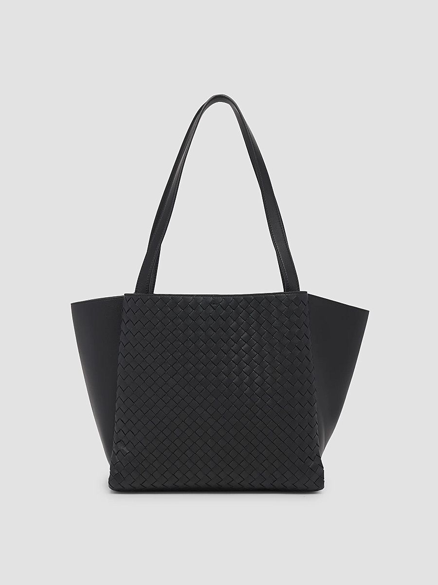 Women's Medium Corso Nappa Leather Tote Bag - Black