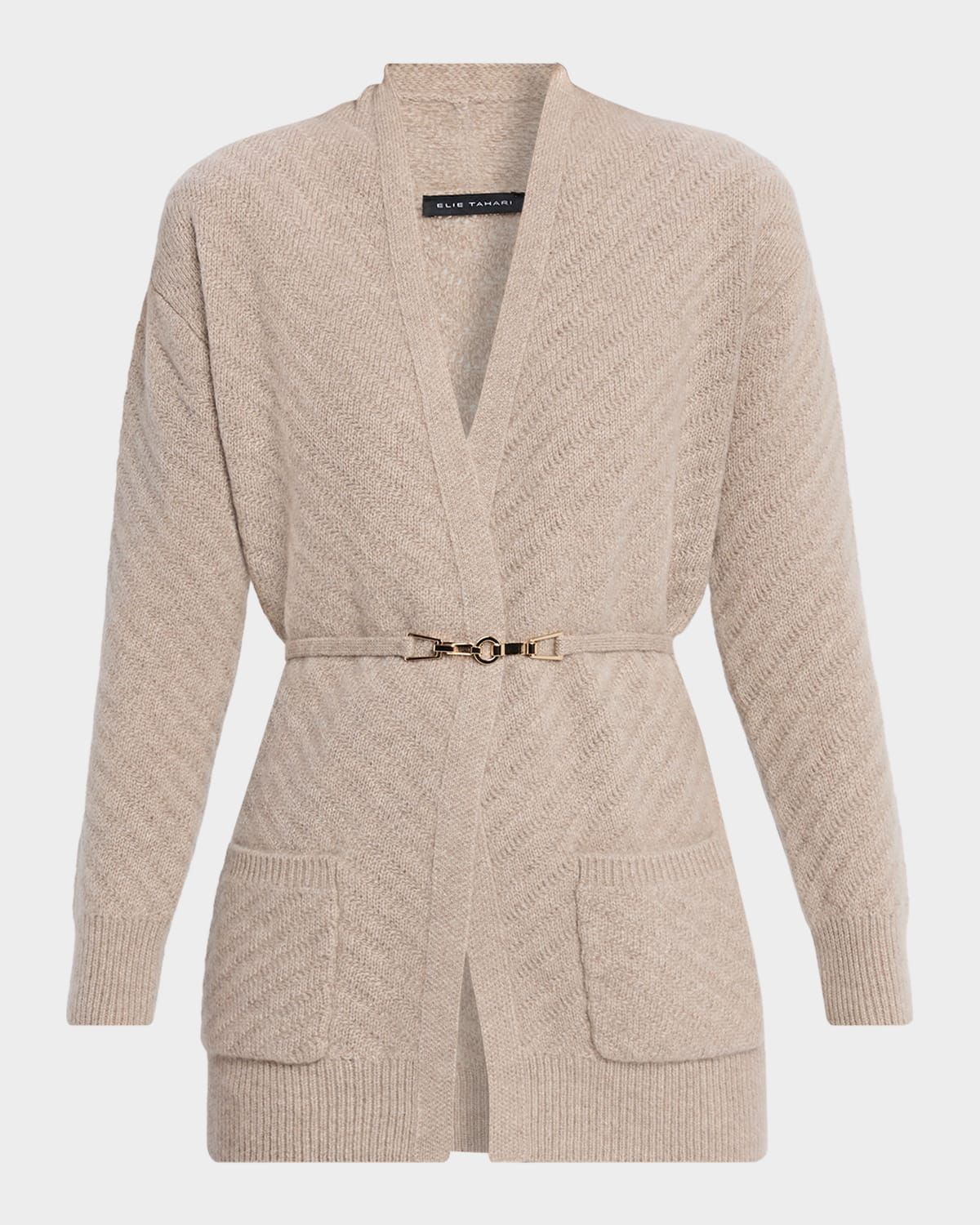 The Diane Belted Cashmere Cardigan
