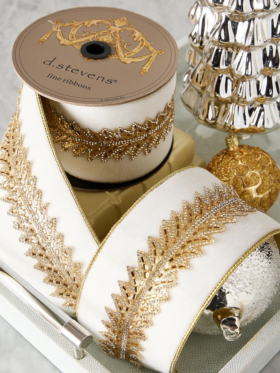 Art Deco Jewel Velvet Ribbon