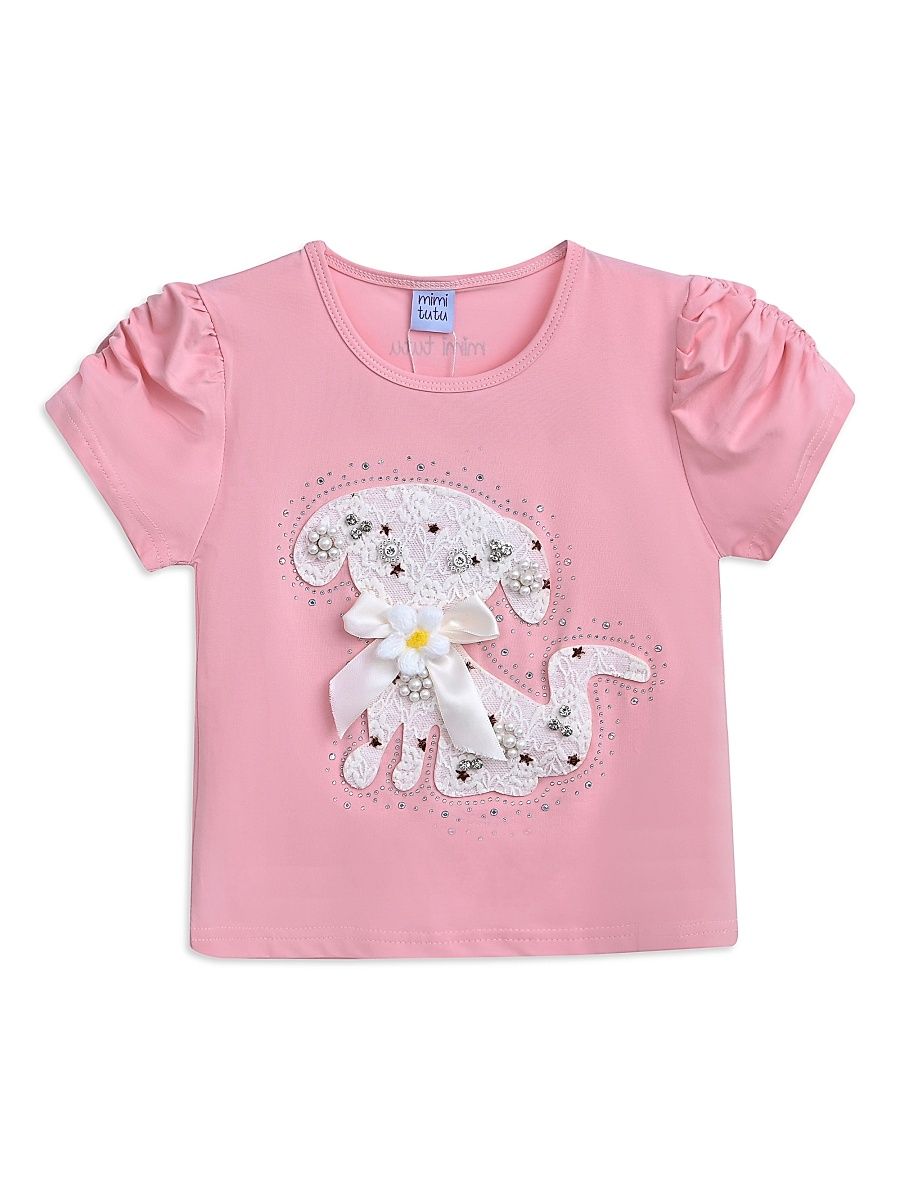 Little Girl's & Girl's Puppy T-Shirt - Pink - Size 1