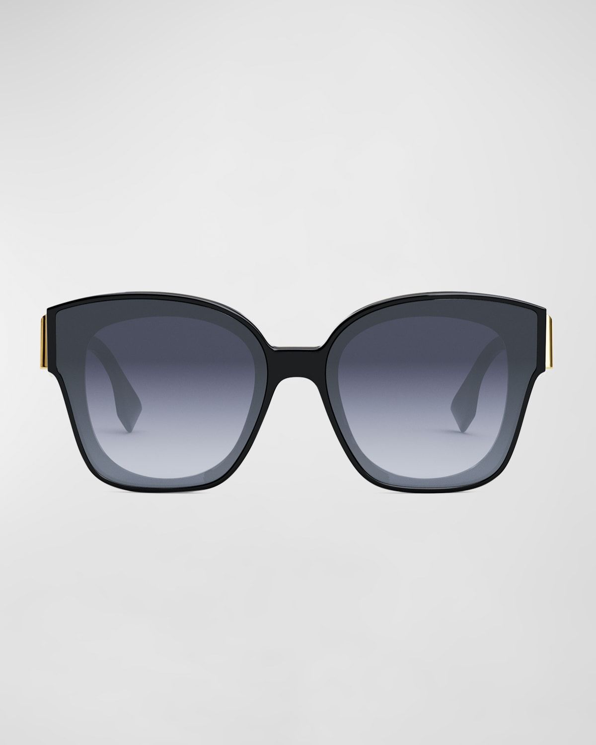 Oversized F Logo Acetate Cat-Eye Sunglasses