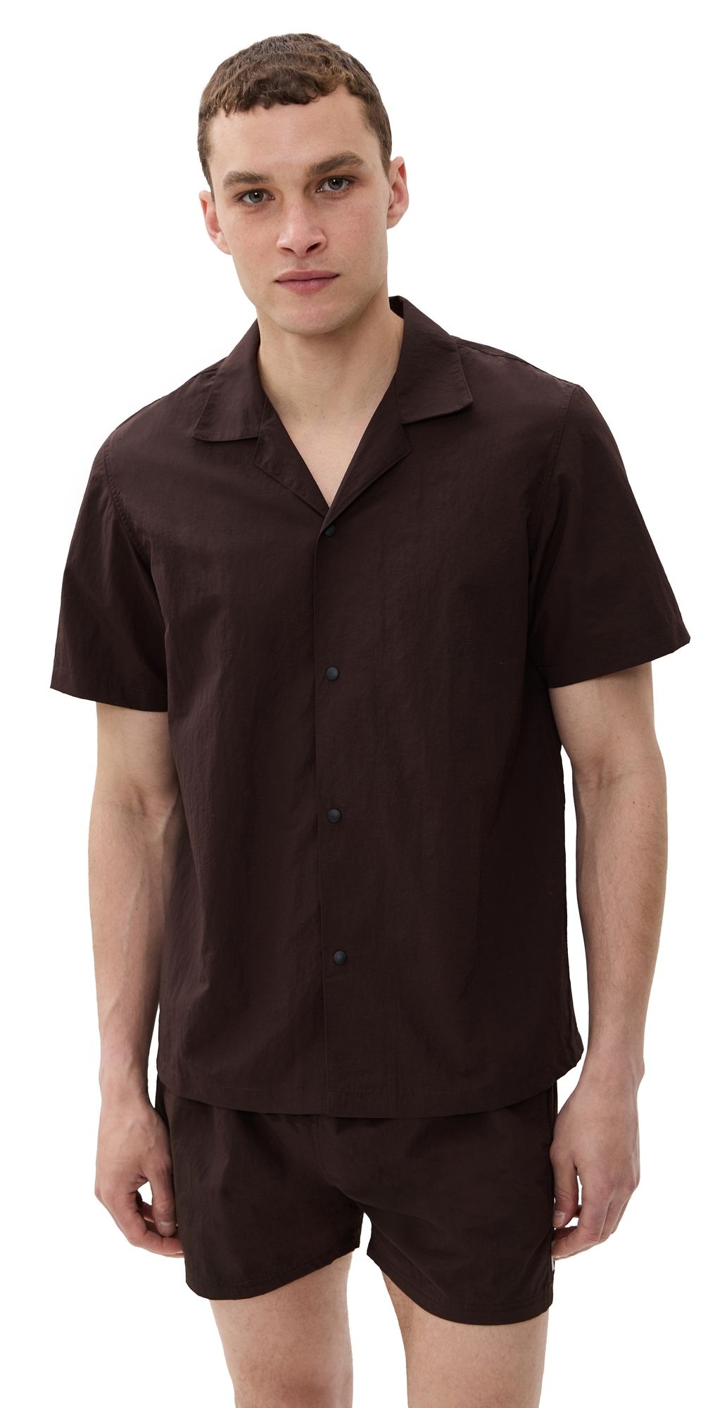 AUTO-REPLY Alex Nylon Shirt Driftwood M