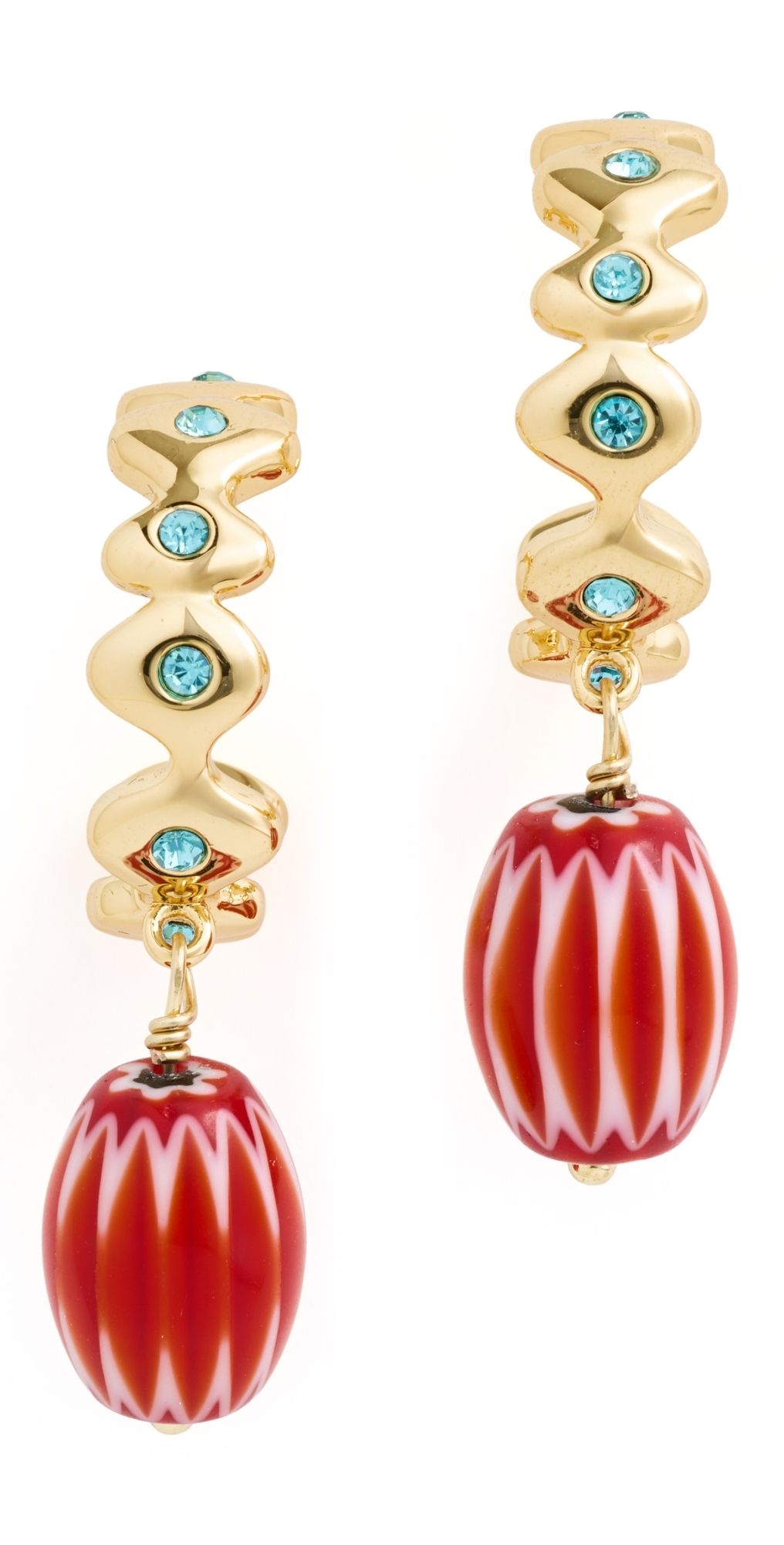 Mignonne Gavigan Miranda Hoops Gold Multi One Size