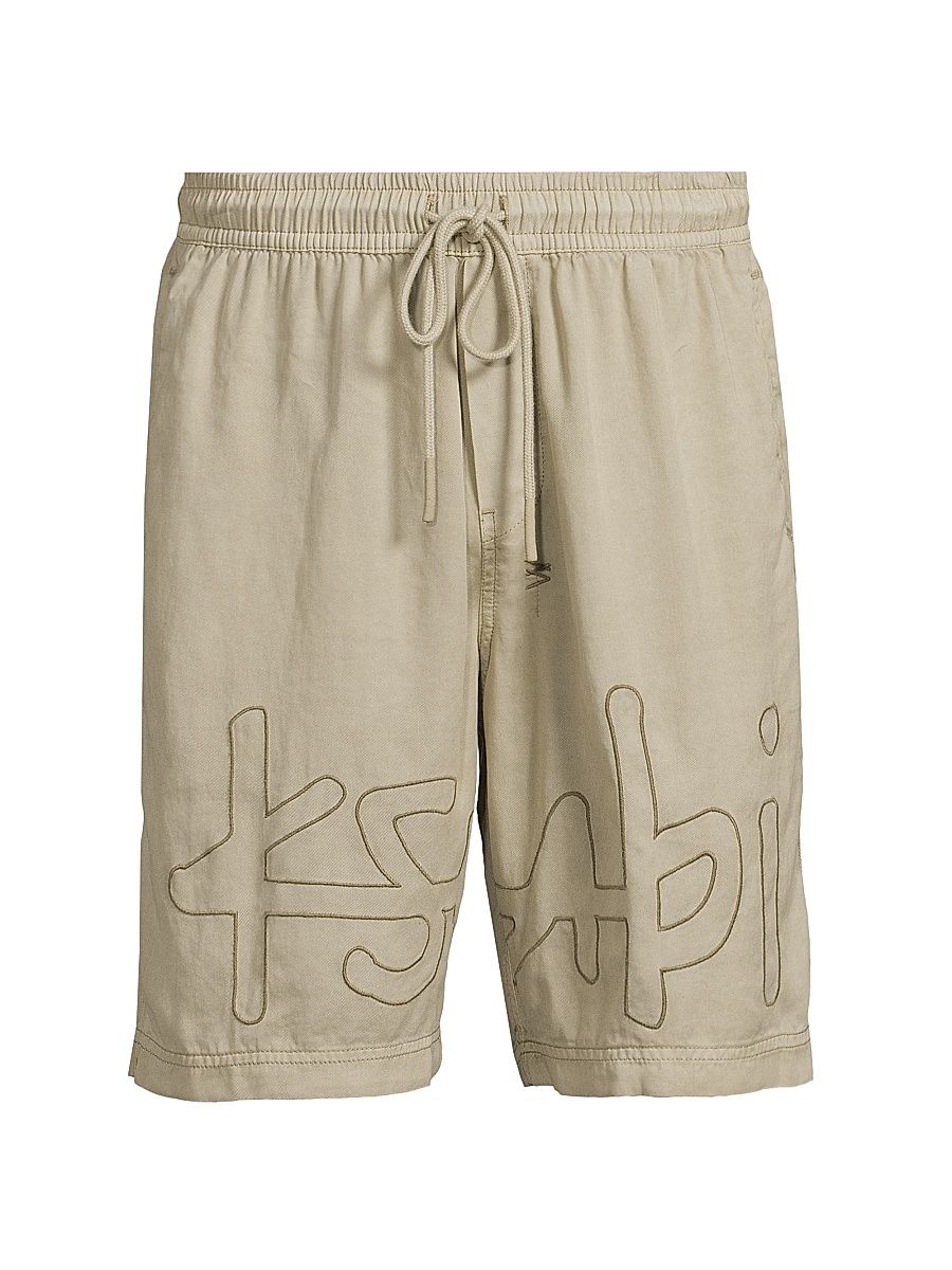 Men's SH-1999 Life Logo Shorts - Tan - Size XXL