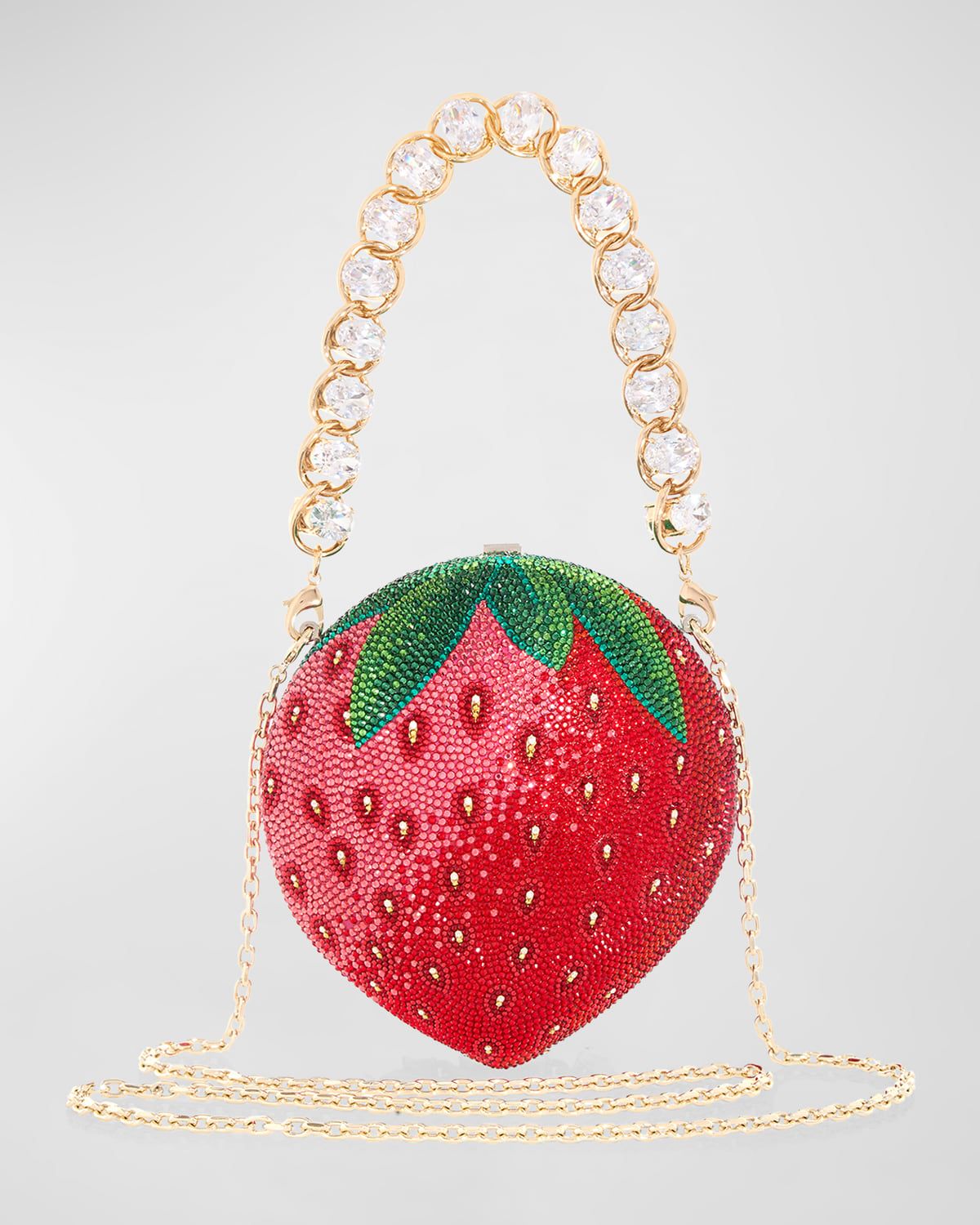 Strawberry Crystal Top-Handle Bag