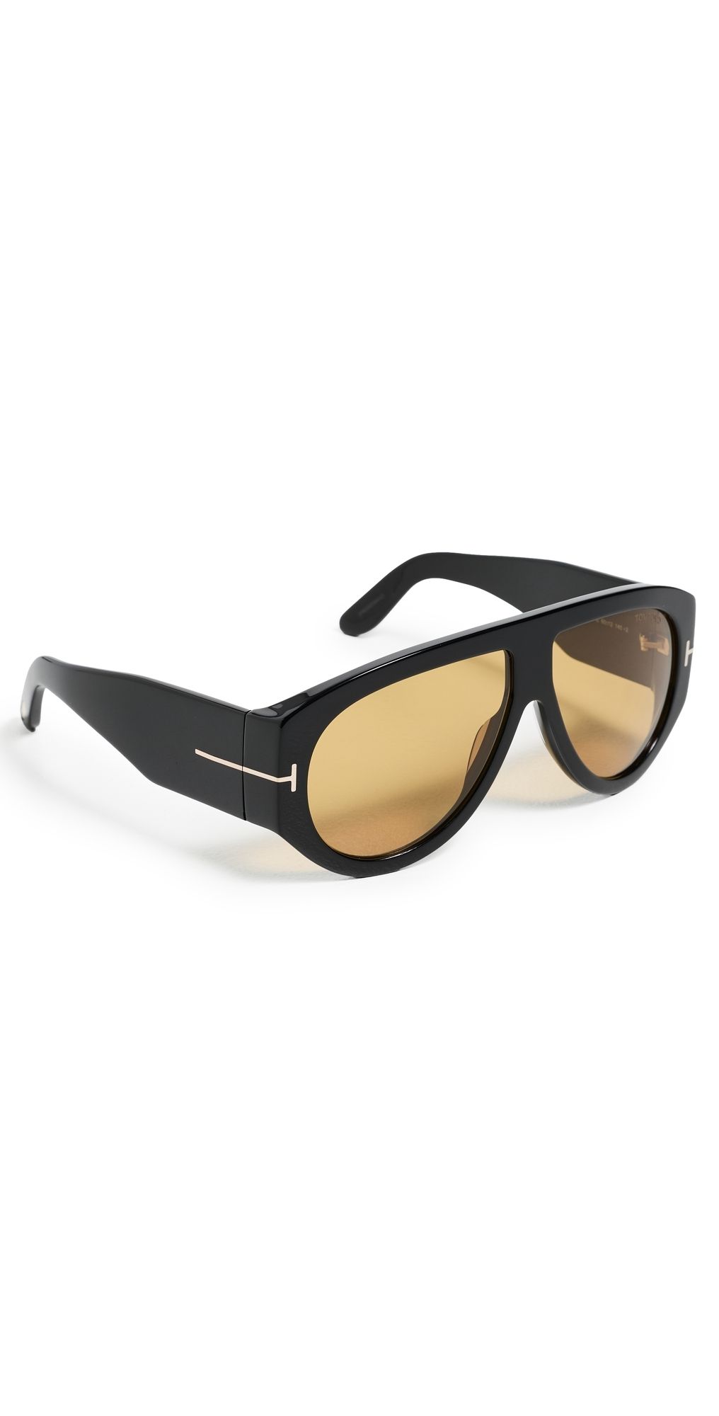 Tom Ford Bronson Sunglasses Shiny Black One Size