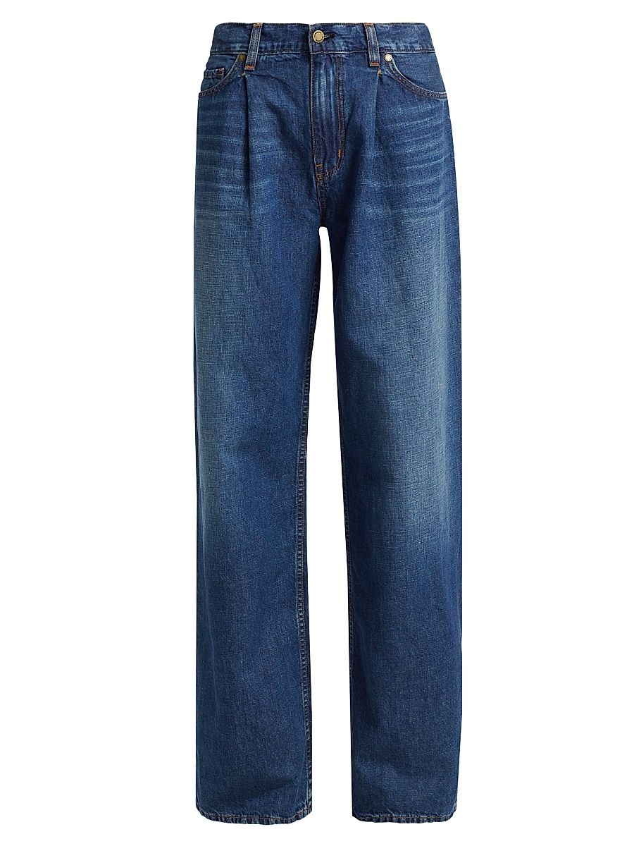 Women's Kailani Wide-Leg Jeans - Medium Wash - Size 26