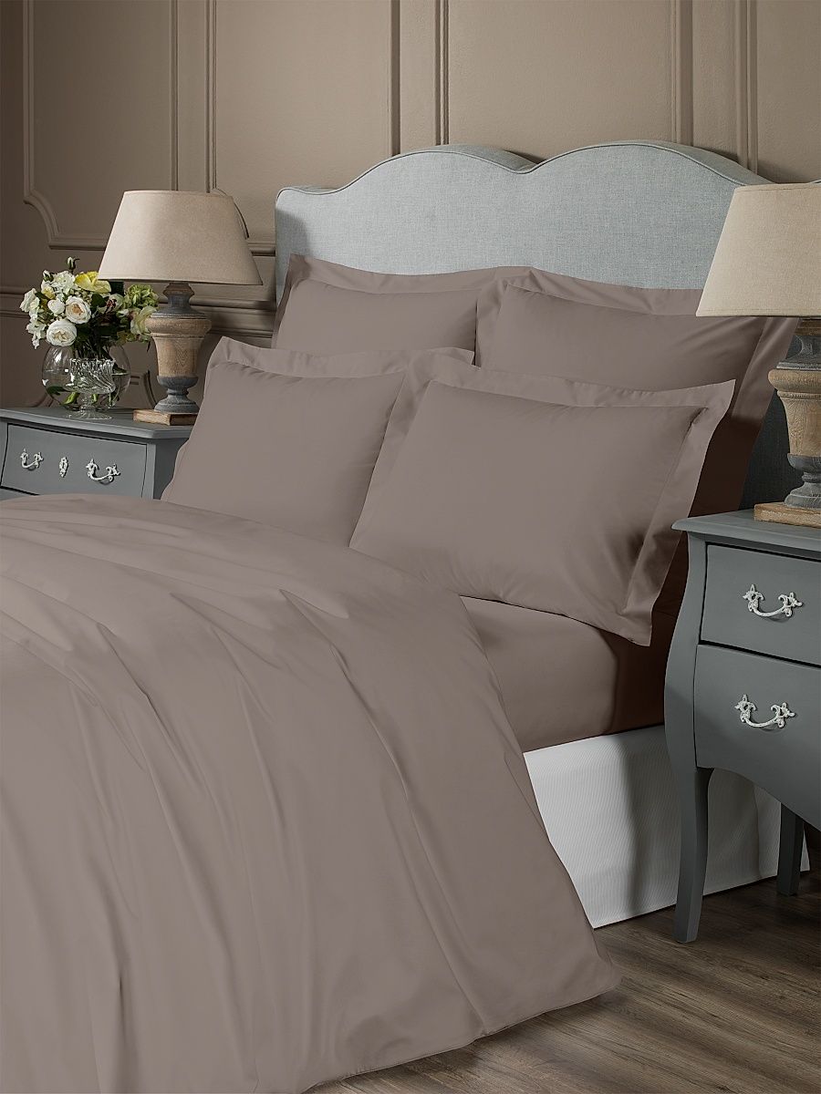 Royal Fitted & Flat Sheet Collection - Light Grey - Size King