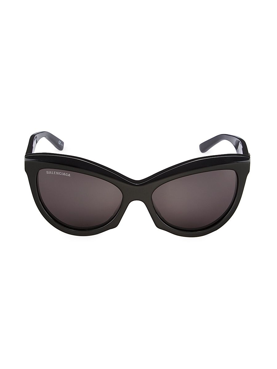 Women's Power 57MM Cat-Eye Sunglasses - Black