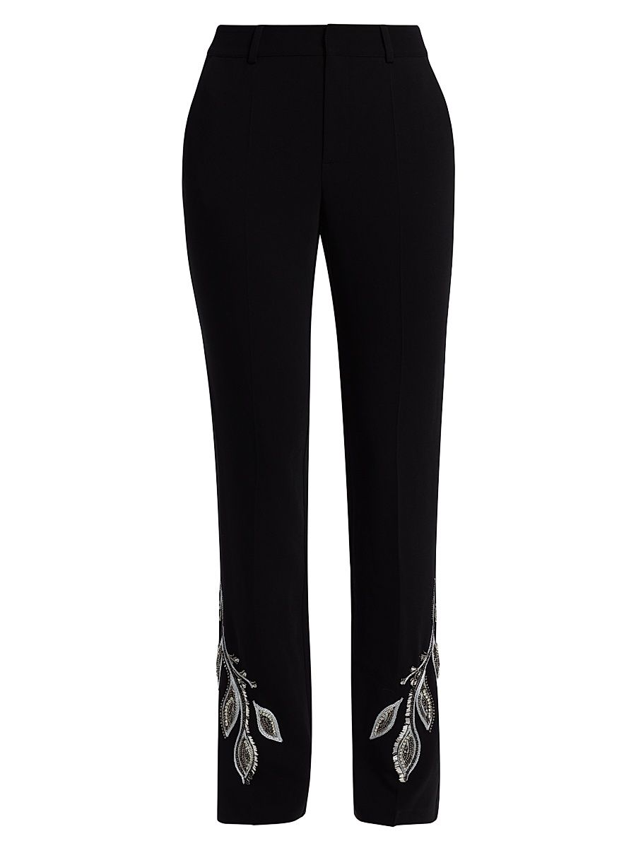 Women's Metal Paisley Kerry Pants - Black - Size 6