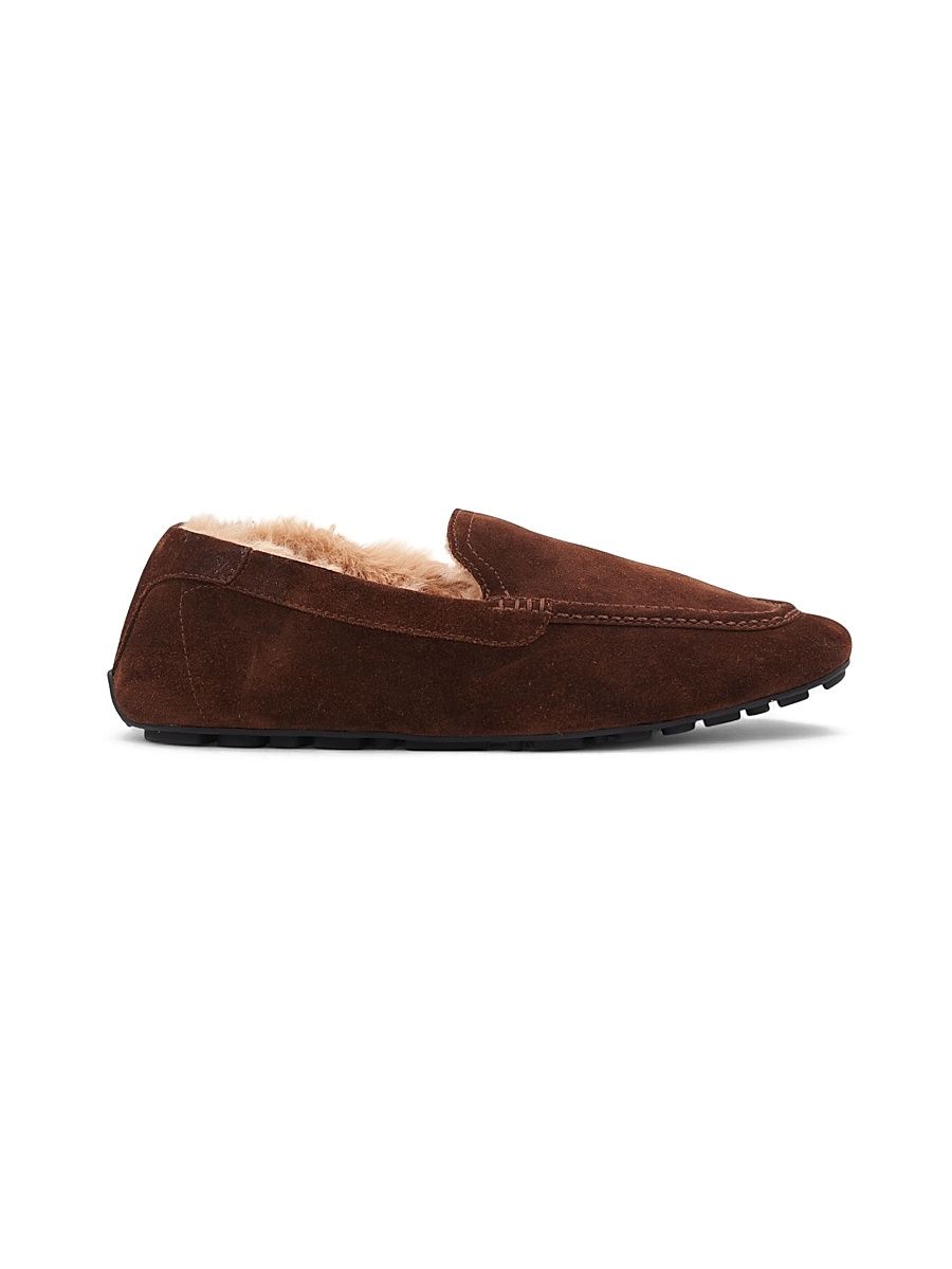 Women's Qalista Suede Driving Loafers - Brandy - Size 11