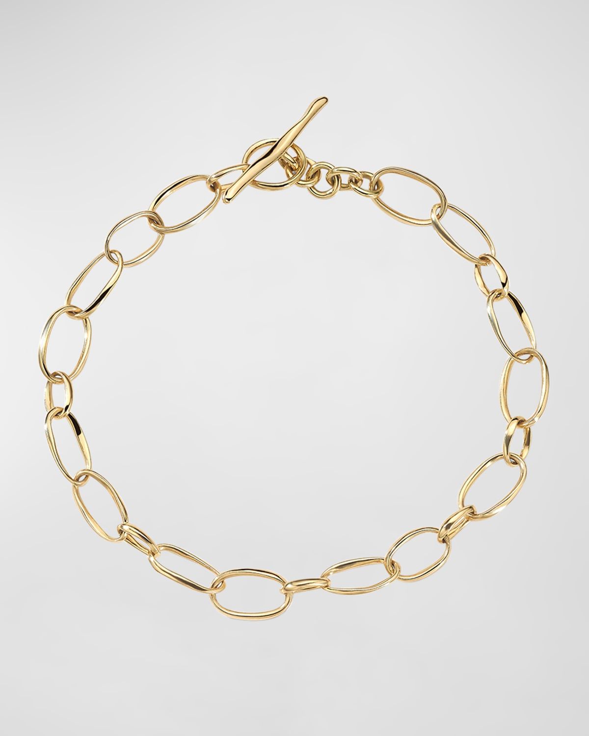 Small Scultura Link Bracelet in 18K Gold