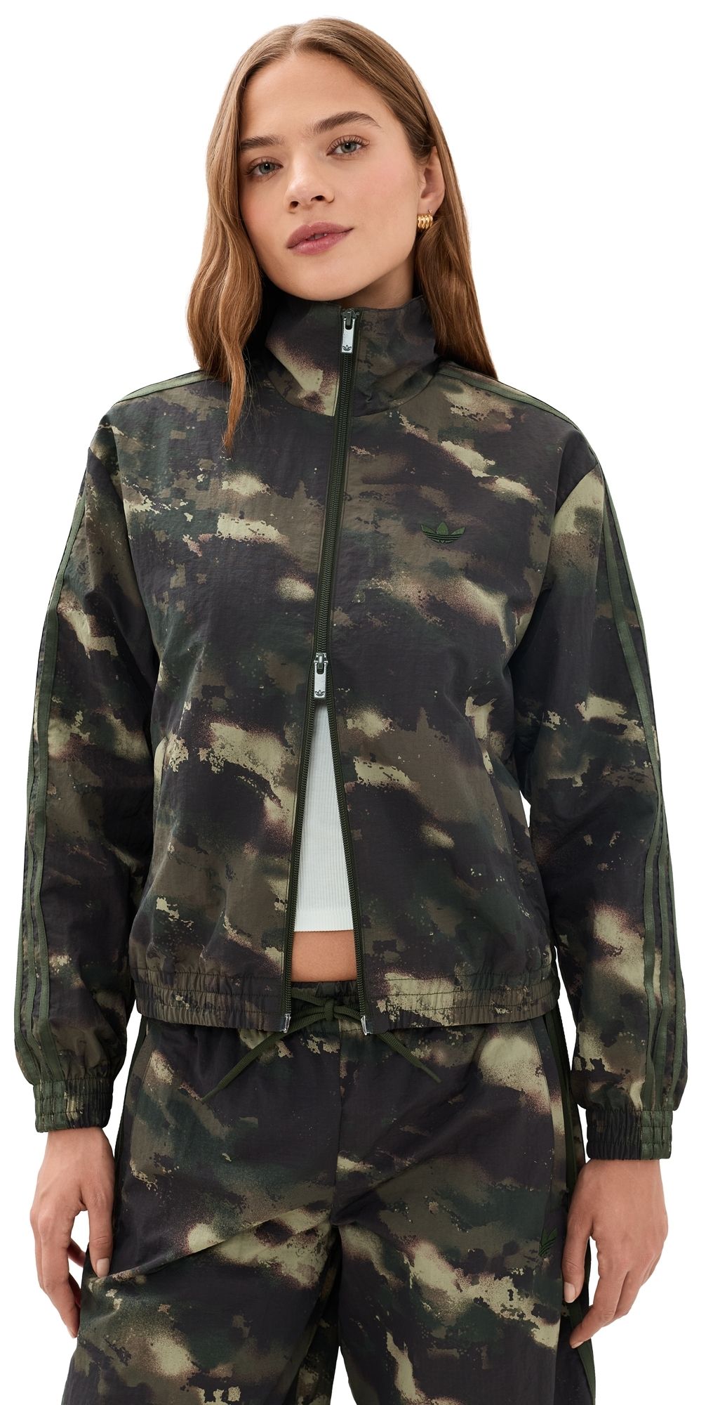 adidas Camouflage Loose Track Top Night Cargo S
