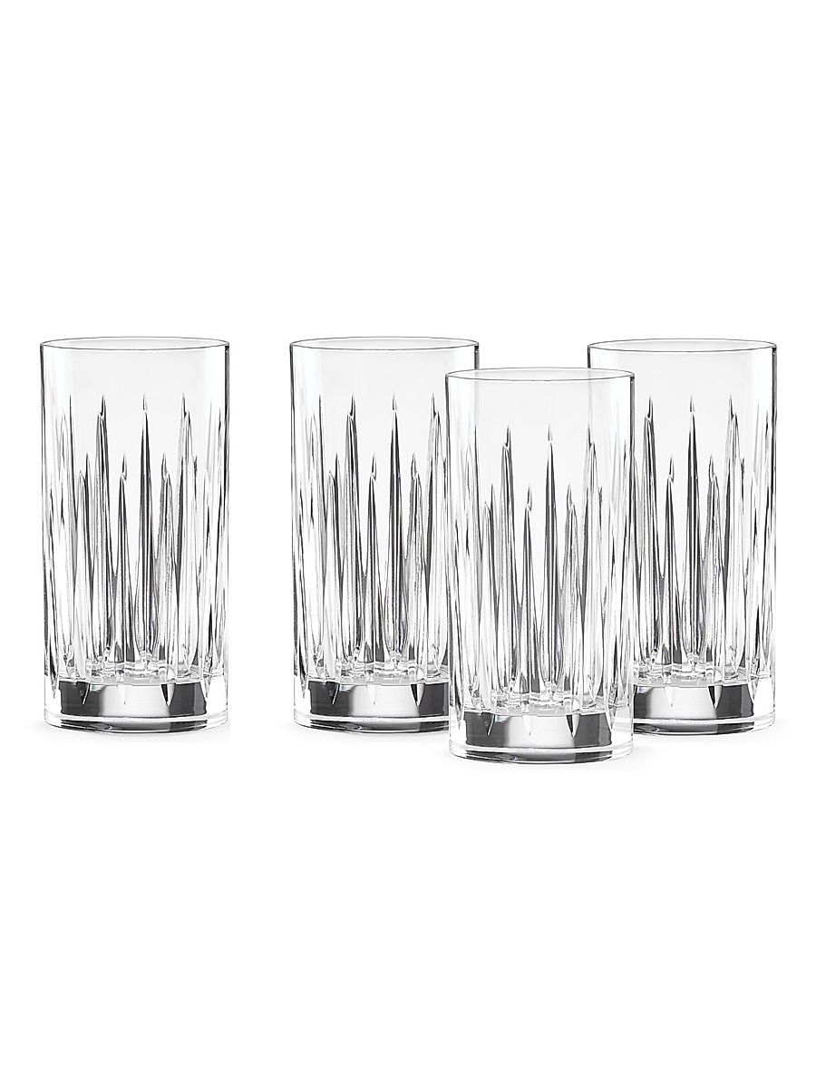 SoHo Crystal 4-Piece Iced Beverage Glass Set