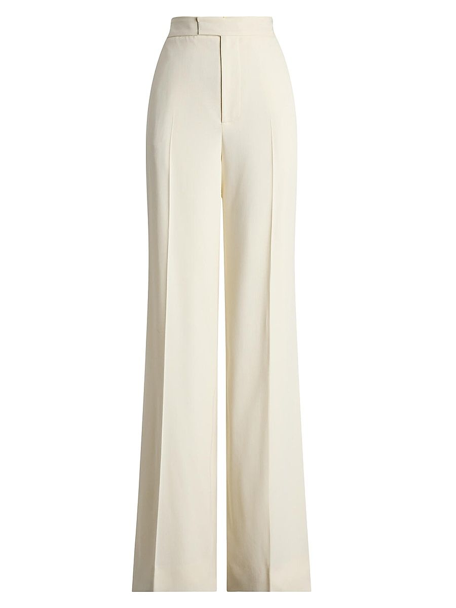 Women's Wool High-Rise Pants - Lux Cream - Size 8