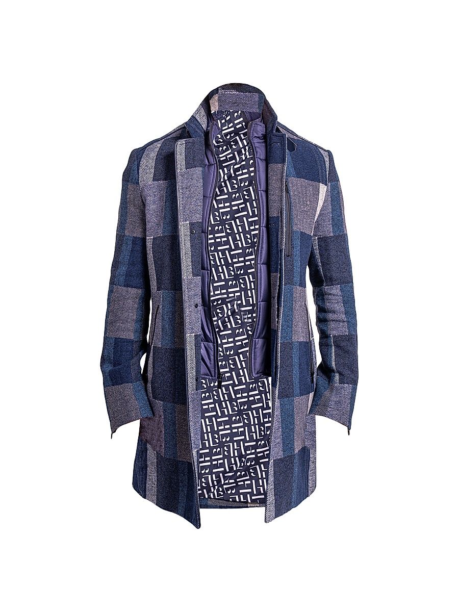 Men's Ascension Peacoat - Blue Purple - Size XXXXL