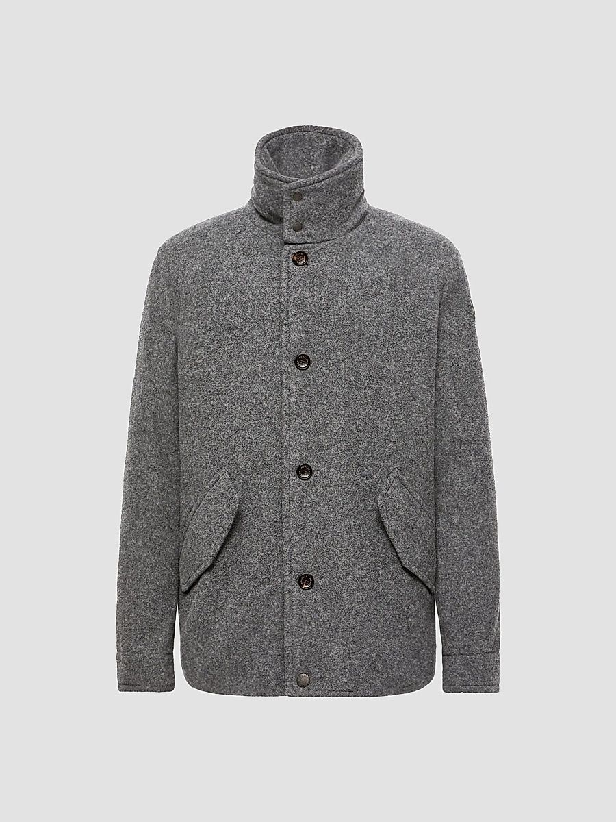 Men's Panyol Puffer Jacket - Dark Gray - Size XXXXL