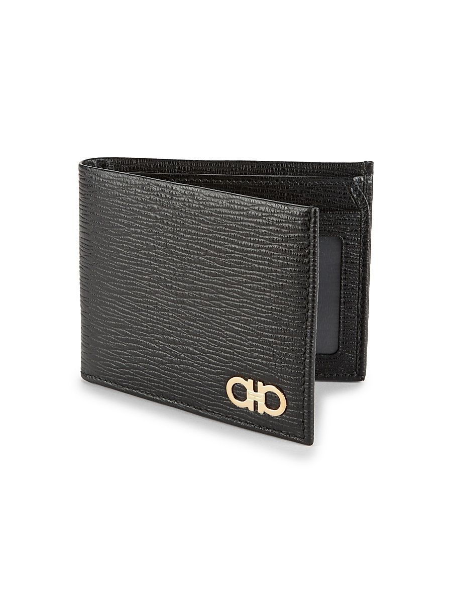 Men's Revival Bi-Fold Leather Wallet - Black