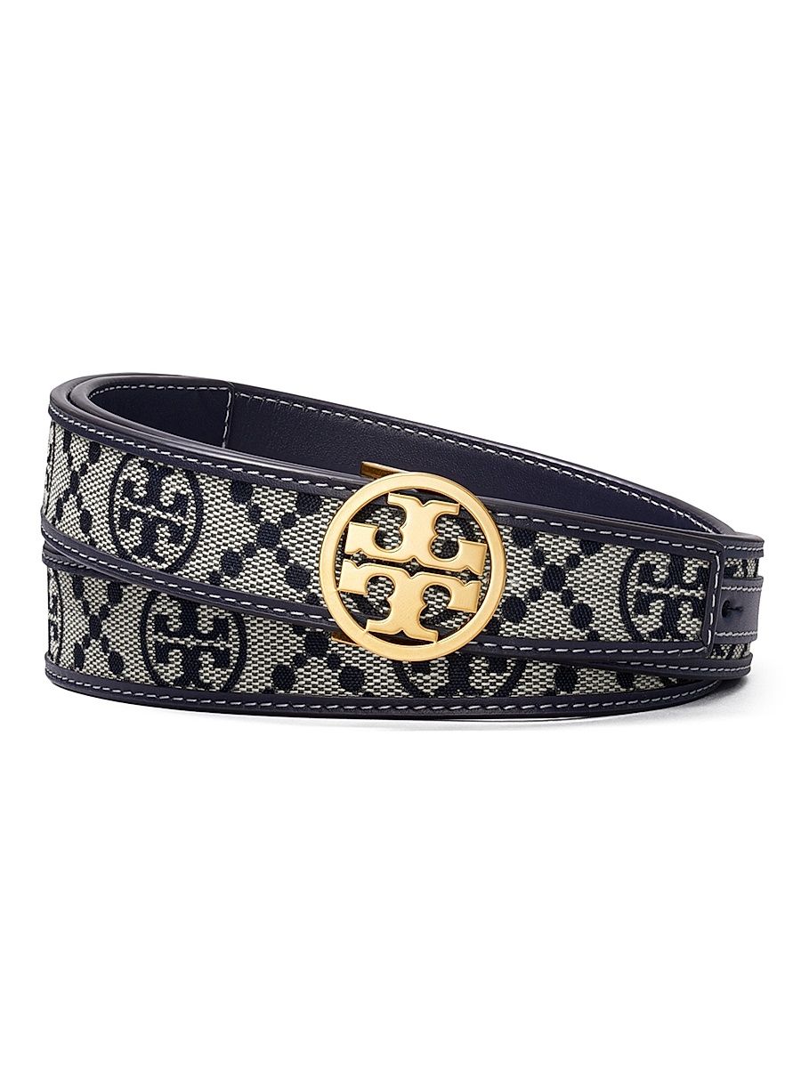 Women's Miller Monogram Belt - Tory Navy - Size Small
