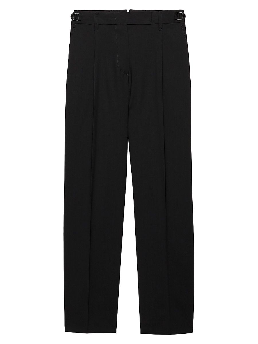 Women's Light Wool Pants - Black - Size 8