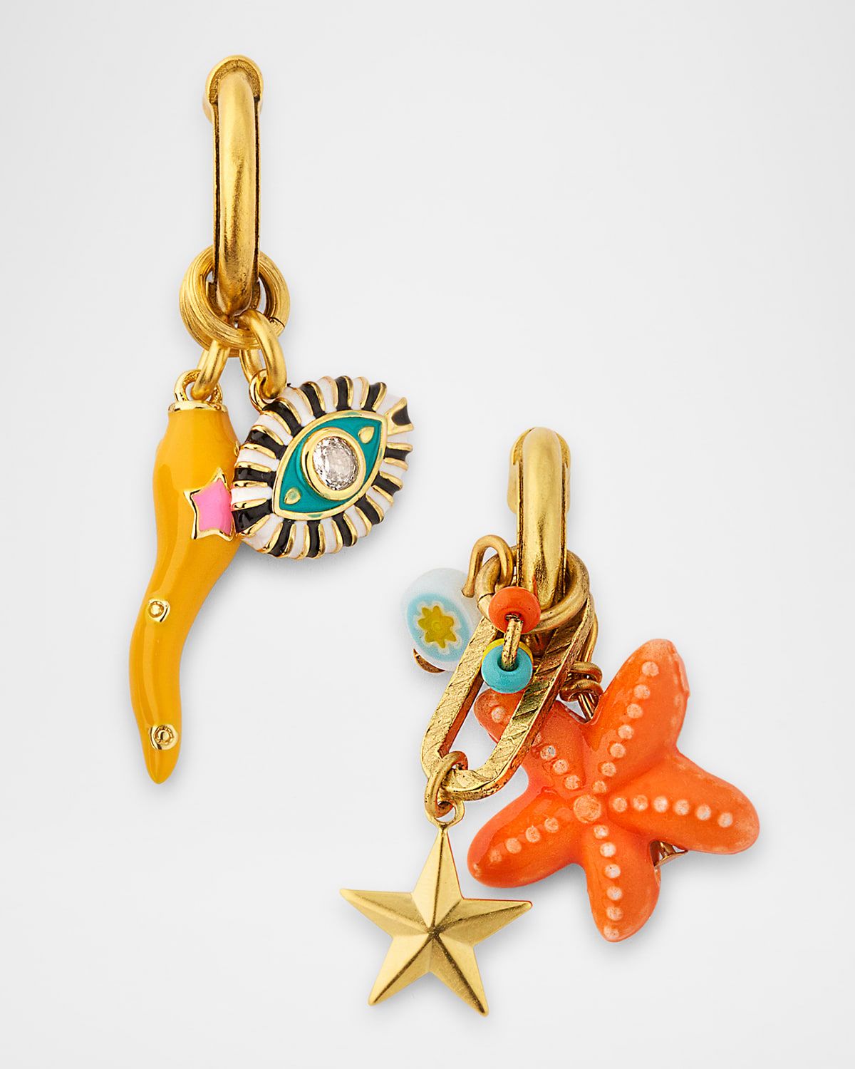 Staryu Earrings with Charms