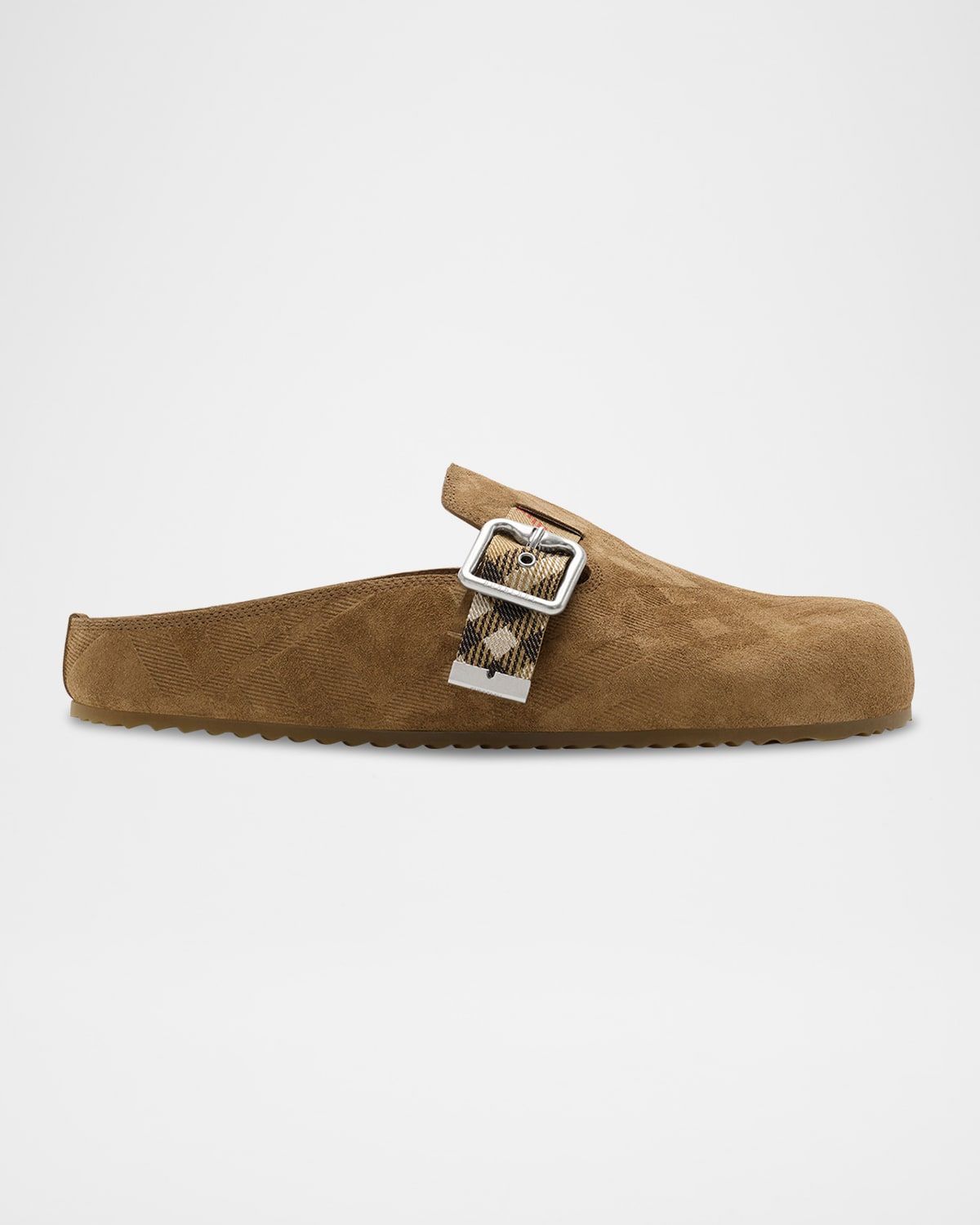 Urchin Calf Suede Slide Clogs