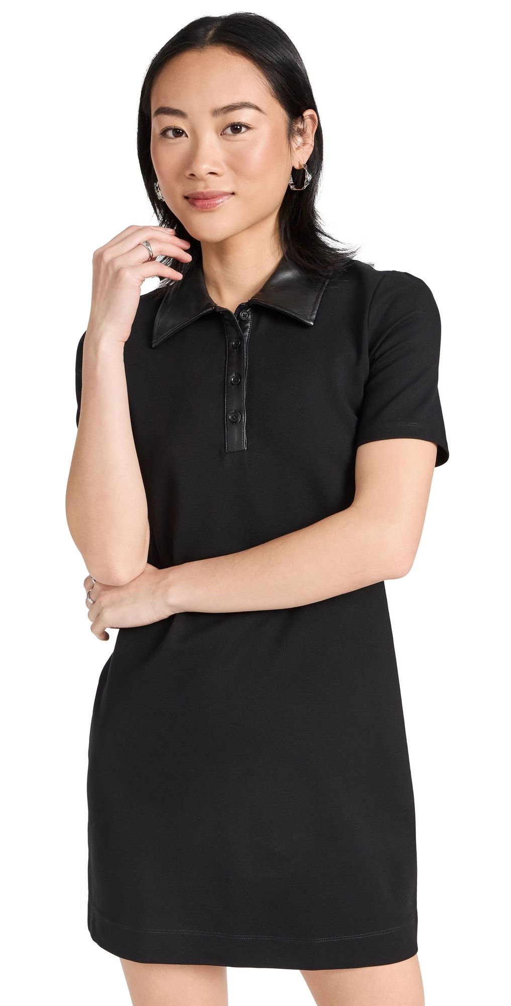 STAUD Jay Dress Black/Black M