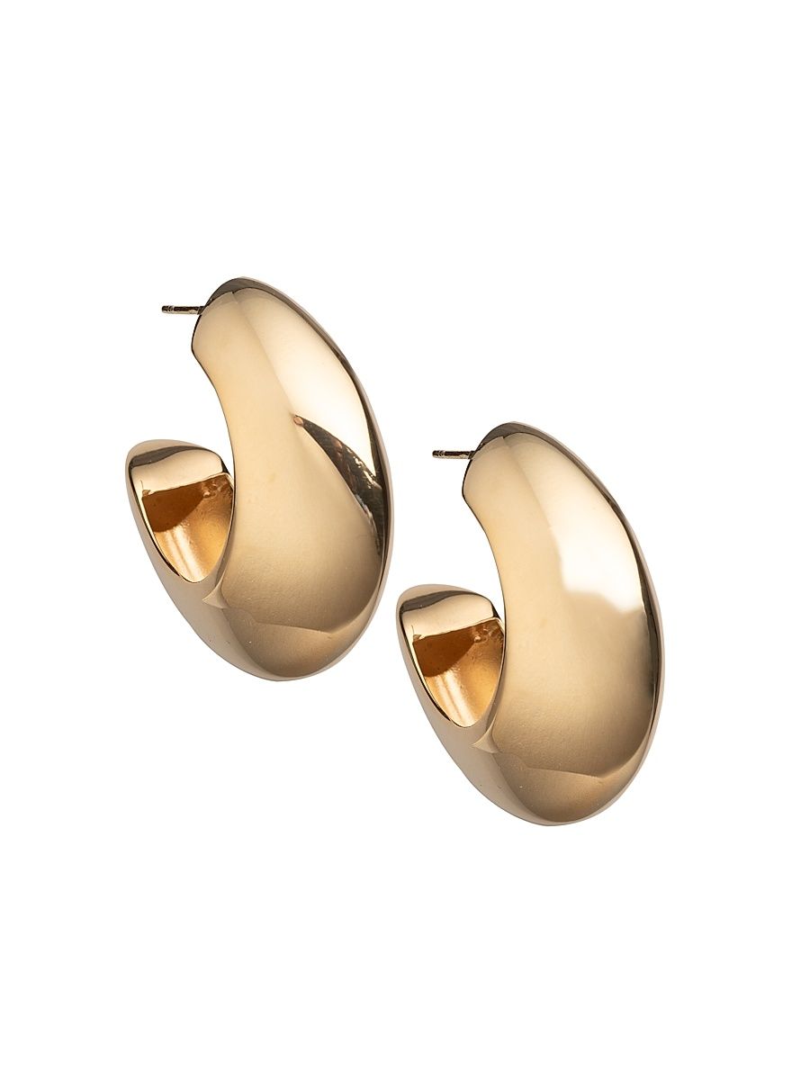 Women's Seema 14K-Gold-Plated Hoop Earrings - Gold