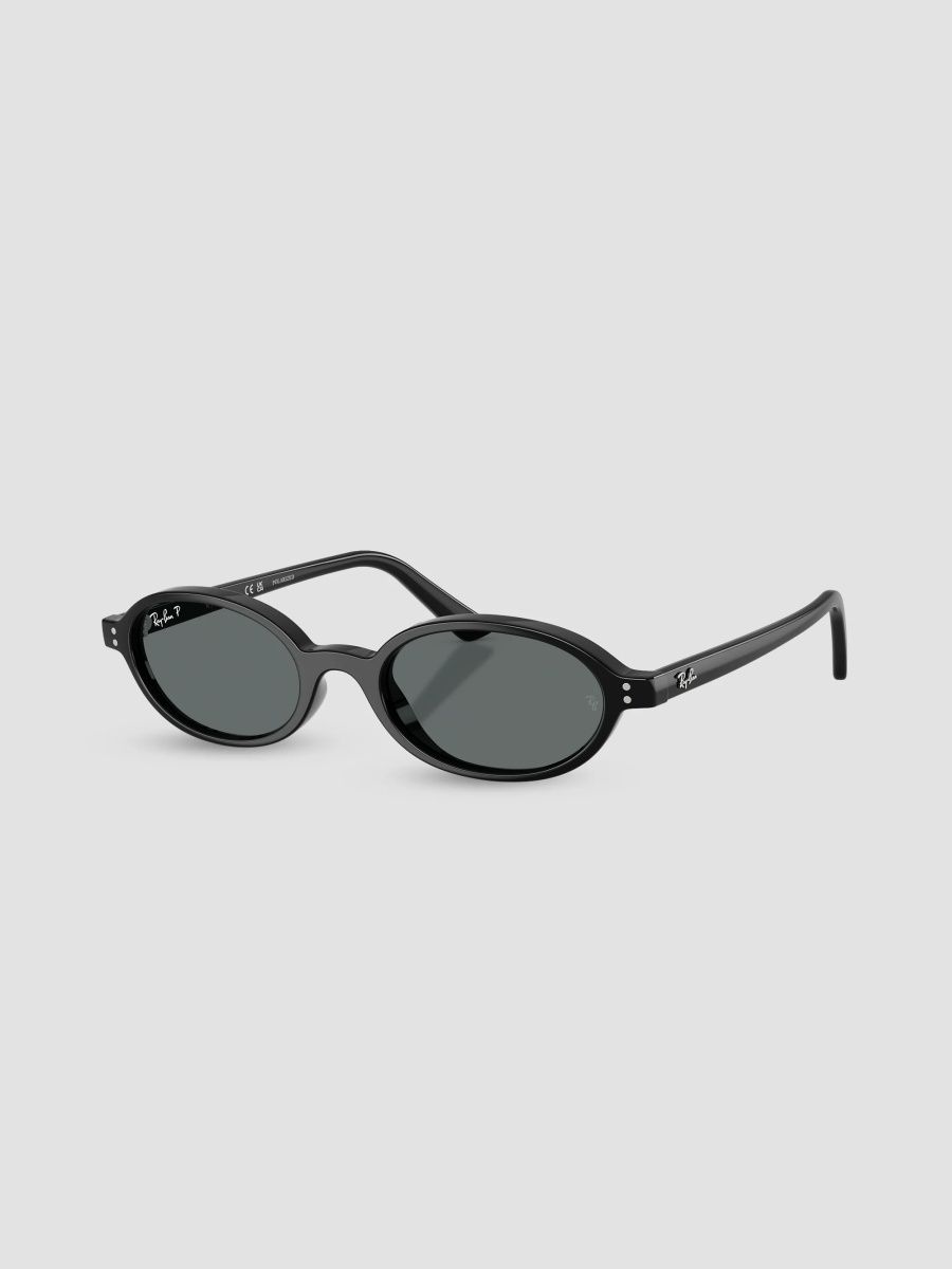 Ray-Ban Women's RB4472 48MM Oval Sunglasses - Black