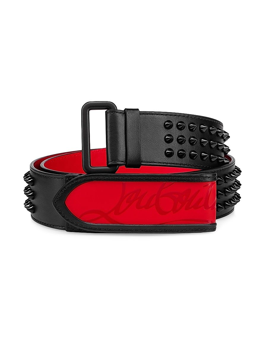 Christian Louboutin Men's Loubi Belt - Multicolor - Size 38