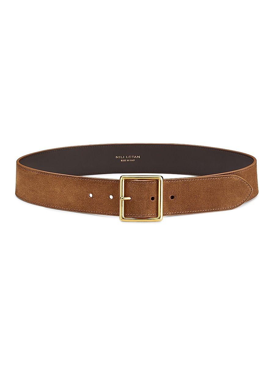 Women's Marcela Leather Belt - Martora Gold - Size XS