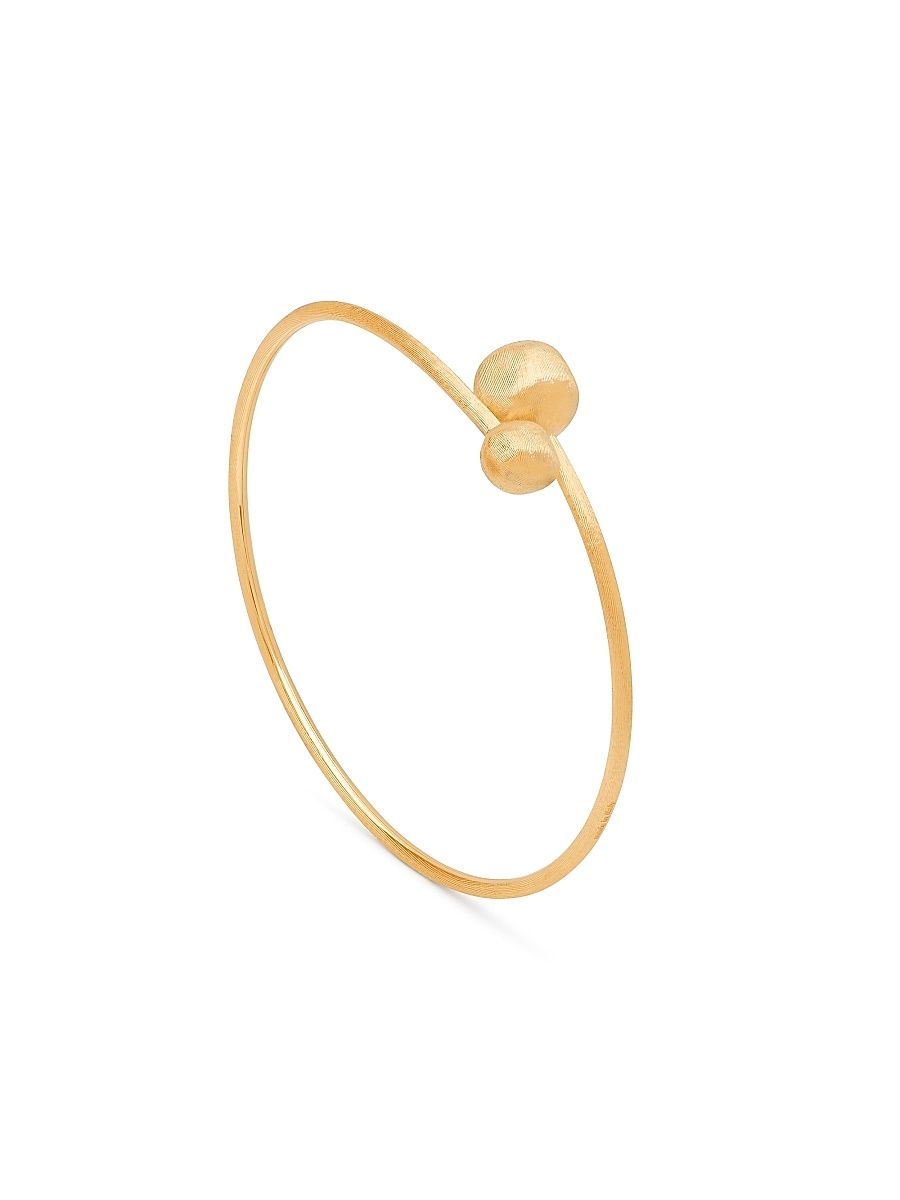 Women's Africa 18K Yellow Gold Bangle - Gold