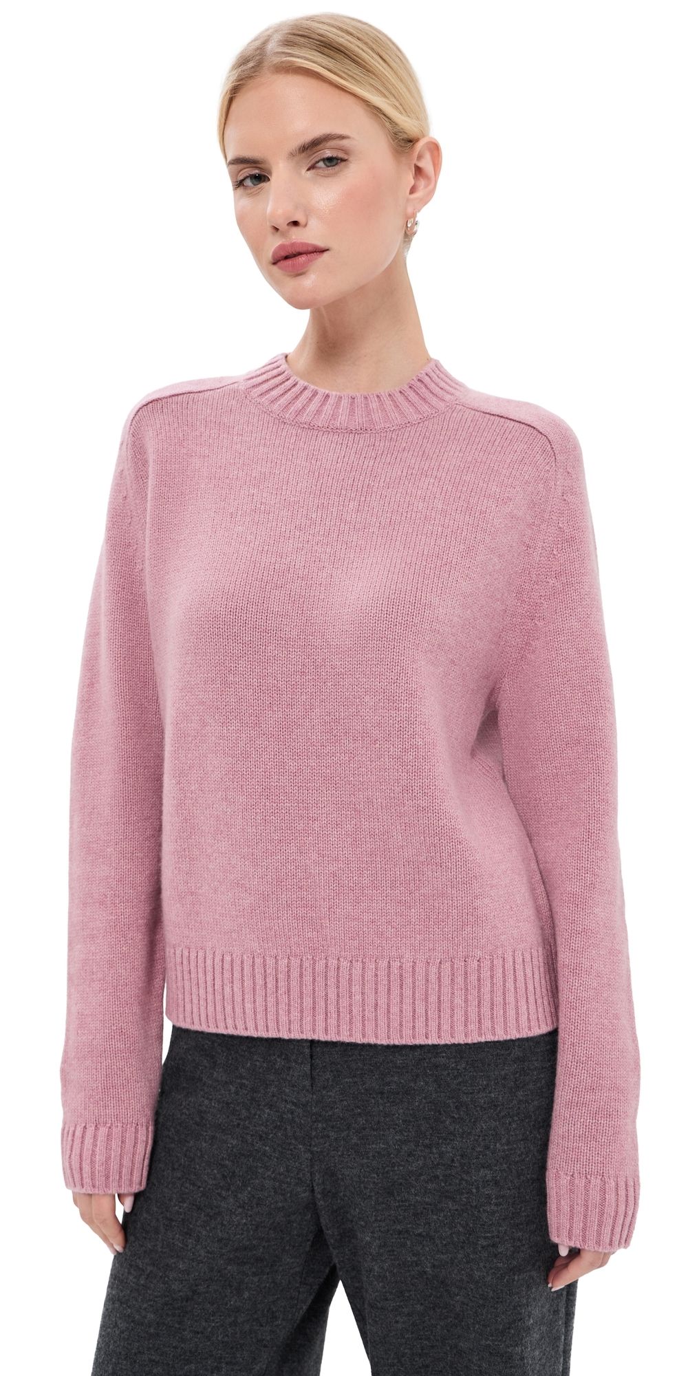 TWP New Jill Cashmere Crewneck Plum L
