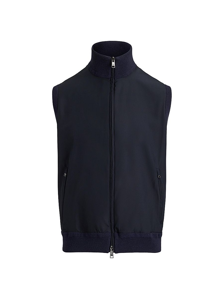 Men's Merino Hybrid Vest - Classic Chairman Navy - Size XL