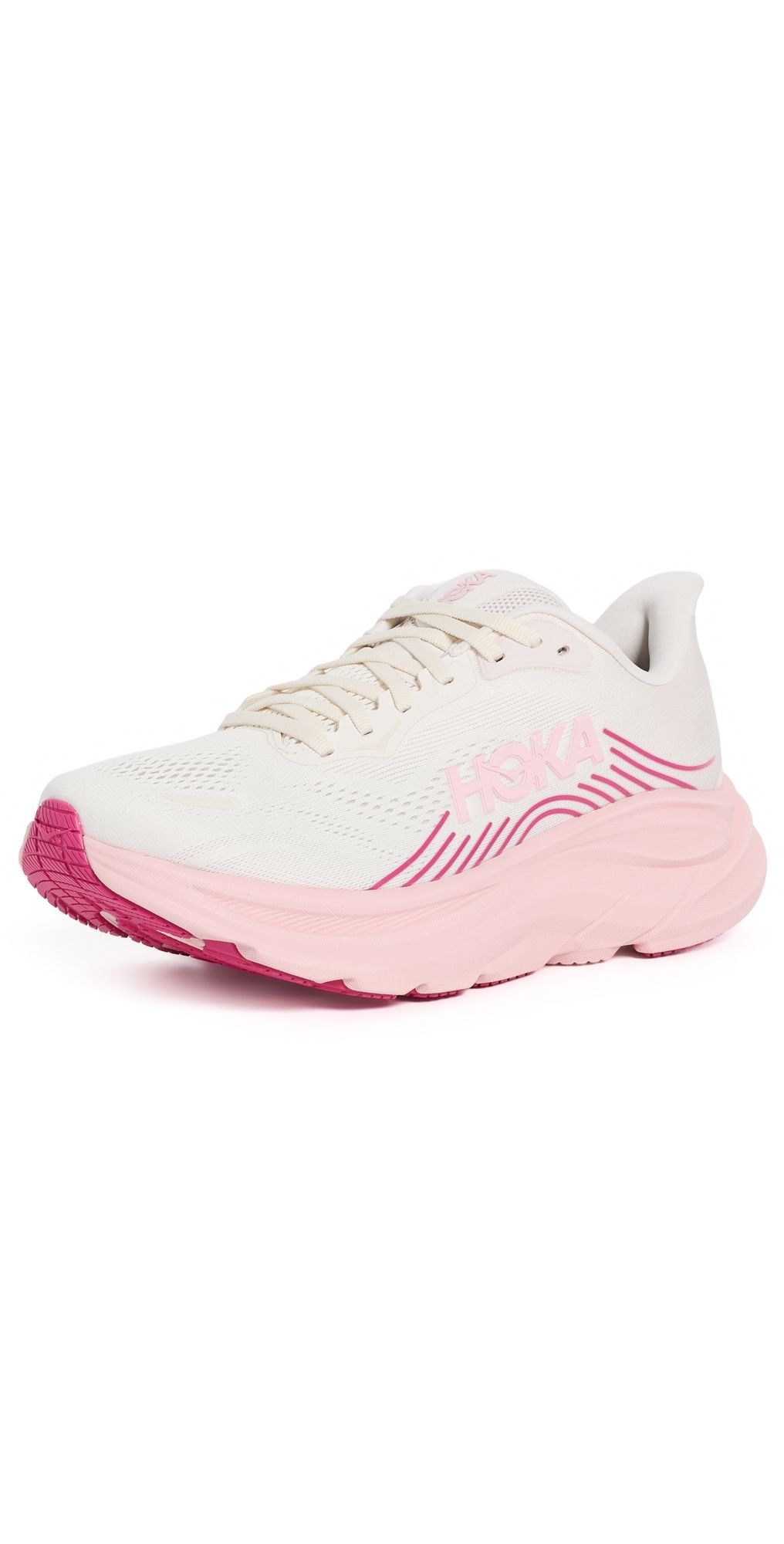 HOKA Clifton 11 Sneakers Rose Cream/Dewy Pink 6.5