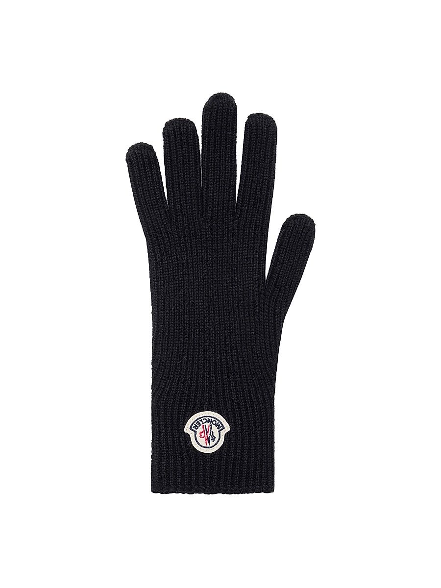 Men's Gloves in Wool - Black - Size XL