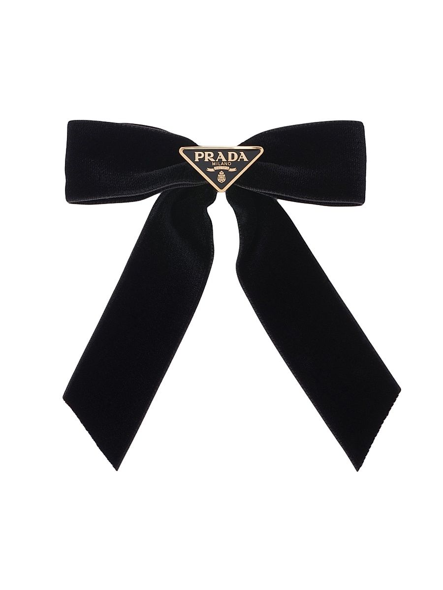 Women's Velvet Hair Clip - Black