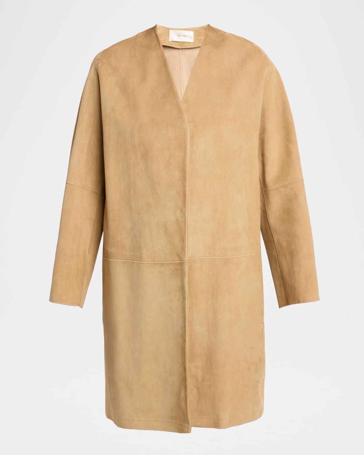 Alarico Suede Open Coat