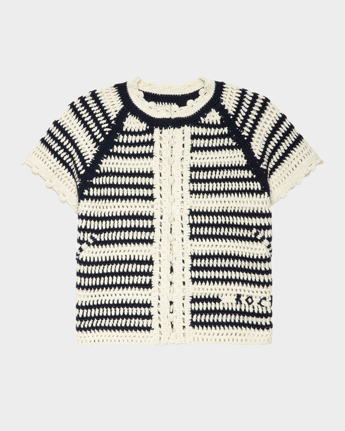 Zelie Open Crochet Cardigan