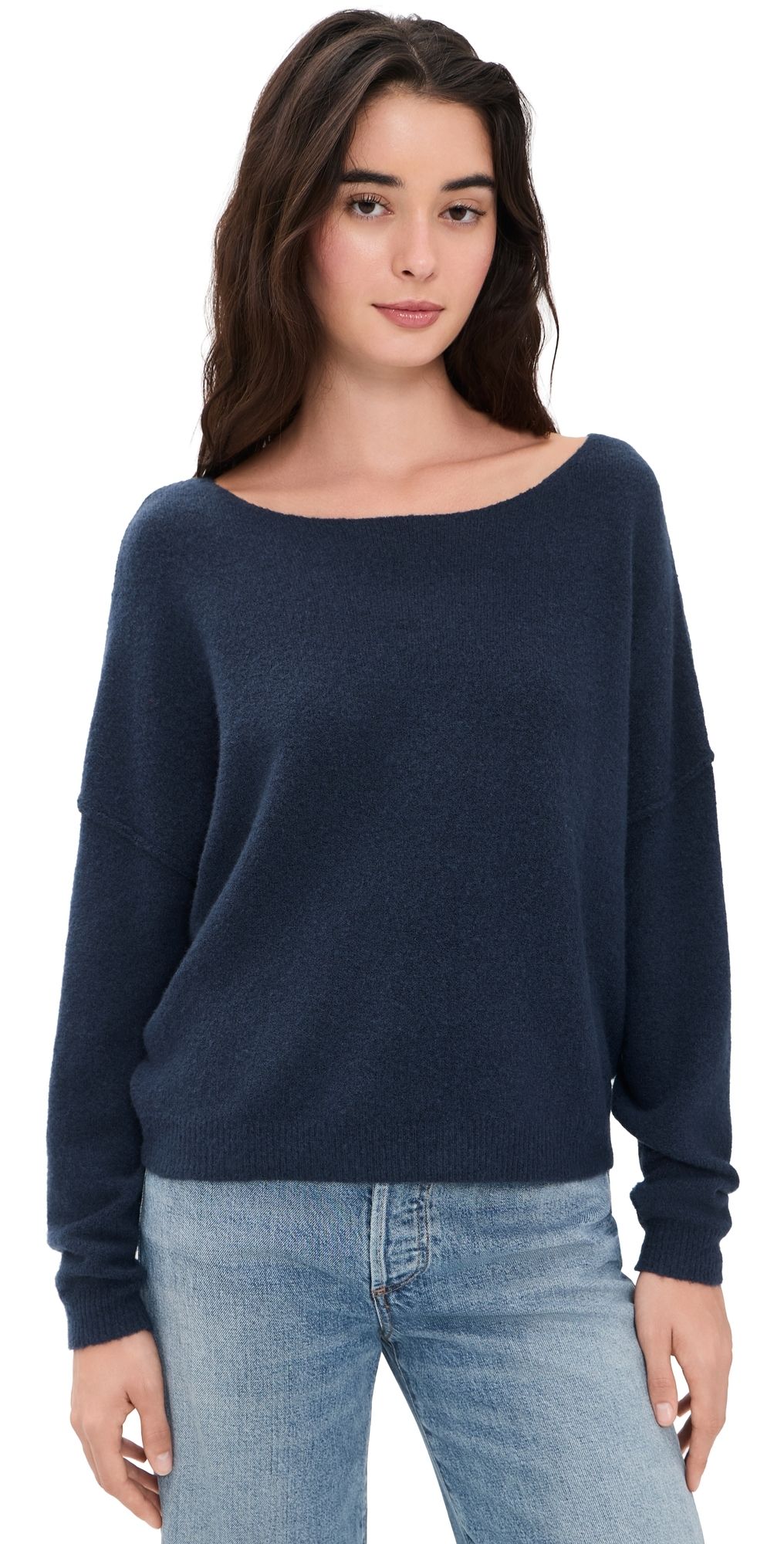 American Vintage Damsville Pullover NAVY BLUE CHINE NOIR M/L
