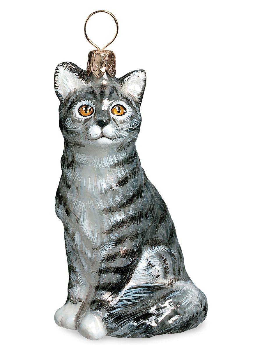 Pet Set American Shorthair Cat Glass Ornament
