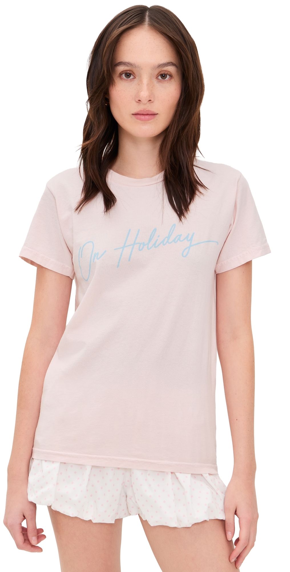 DANZY On Holiday Vintage Fit Tee Pink L