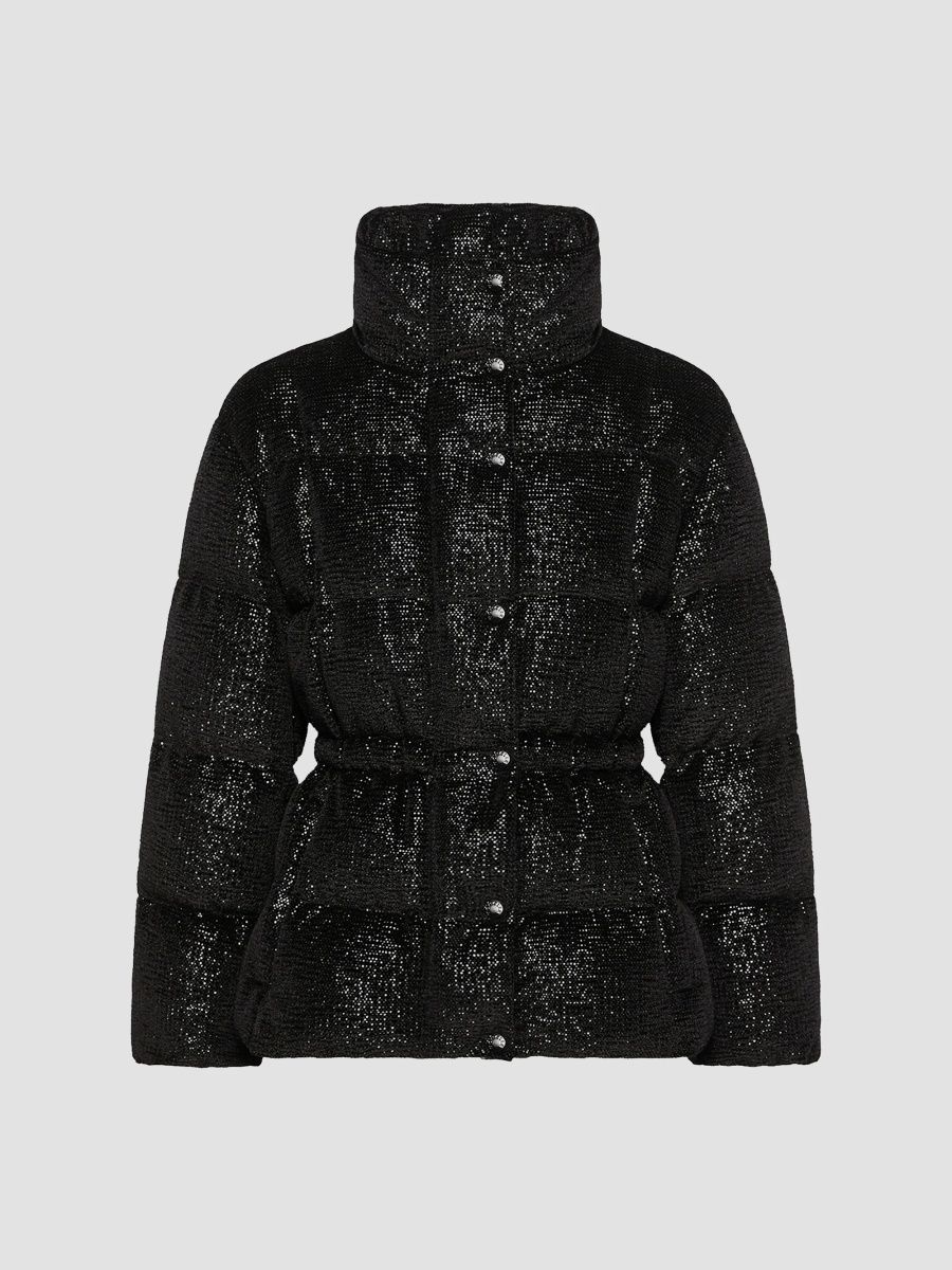 Moncler Women's Mouettes Short Down Coat - Black - Size XXL