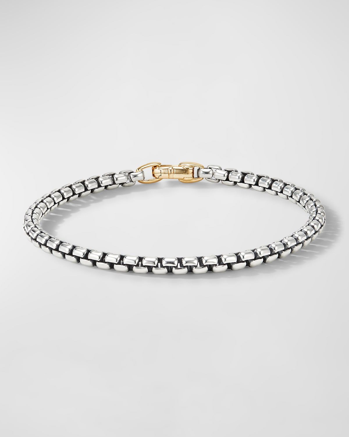 DY Bel Aire Bracelet in Silver and 14k Gold, 4mm