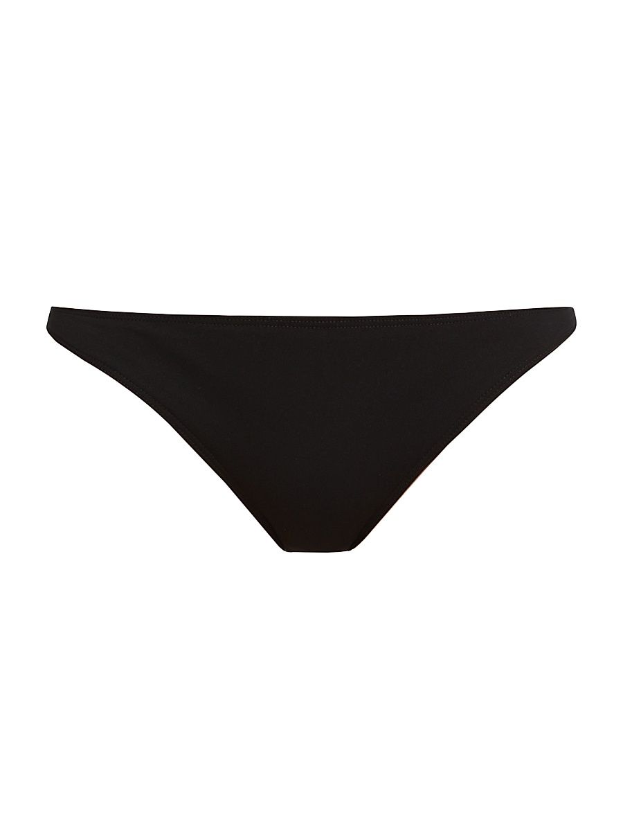 Women's Amber Low-Waist Bikini Bottom - Black - Size XL