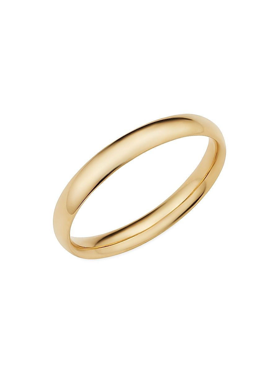 Women's 14K Yellow Gold Forever Band Ring - Yellow Gold - Size 9.5