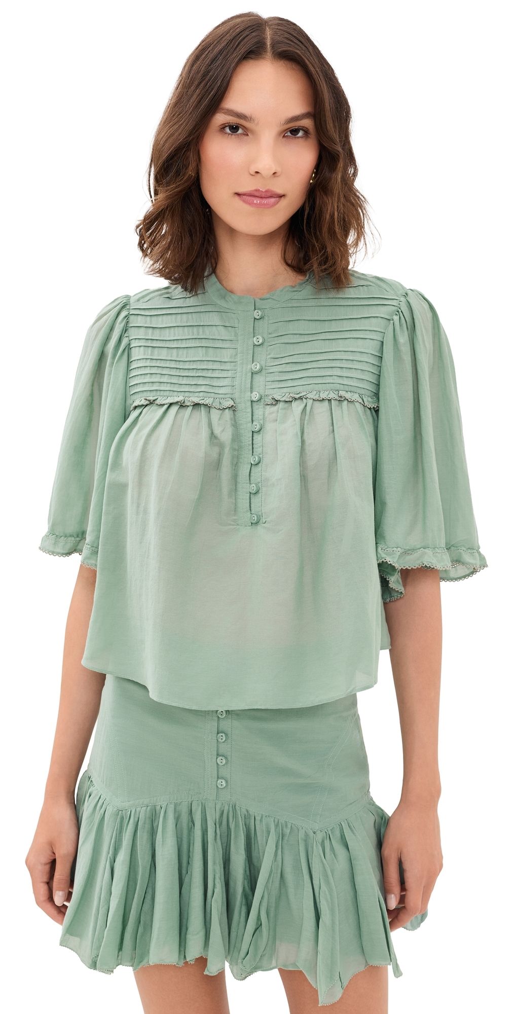 Isabel Marant Étoile Douna Blouse Sage 40