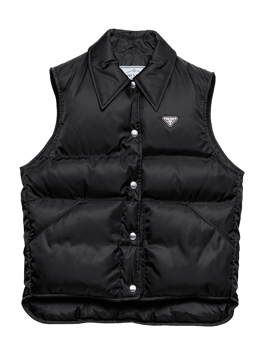 Women's Re-Nylon Down Vest - Black - Size 6